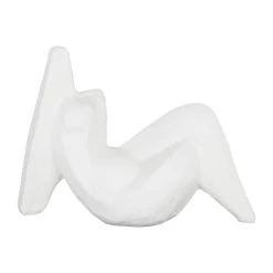 Statuette Nymphe Blanc