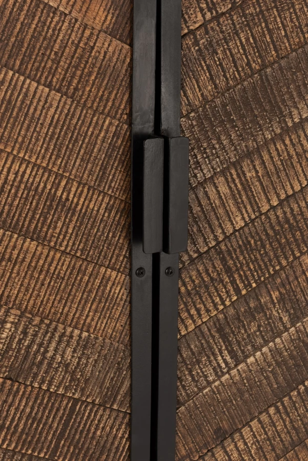 Armoire Bar Indus Métal/Bois Jline By Jolipa 9 Armoire Bar Indus Métal/Bois Jline By Jolipa – Image 7