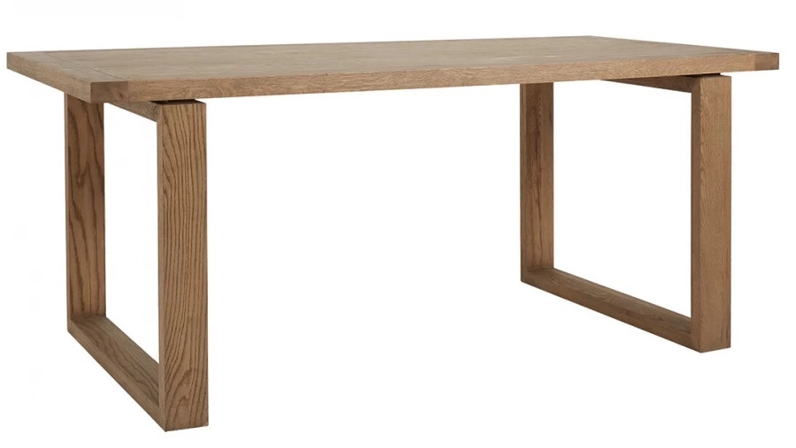 Table à Manger Dina Chêne Naturel -- Blanc D'Ivoire 180cm 3 Table à Manger Dina Chêne Naturel -- Blanc D'Ivoire 180cm