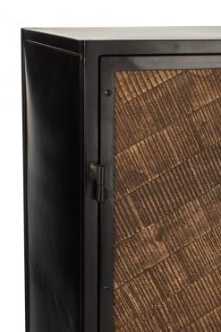 Armoire Bar Indus Métal/Bois Jline By Jolipa 17 Armoire Bar Indus Métal/Bois Jline By Jolipa -Meubles De Maison Magasin 947 11203 6