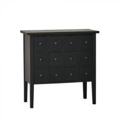 Commode Mercerie 12 Tiroirs Ellen Noir