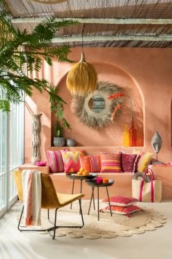 Miroir Rond Daan Herbes Naturelles -Meubles De Maison Magasin 953 1 Miroir Rond Rotin et Herbes Naturelles Jline Jolipa Deco Campagne Chic