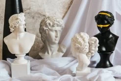 Statue Grecque Blanc Mat -Meubles De Maison Magasin 954 1 Statue Grecque Blanc Mat Amadeus Cades Deco Campagne Chic 3