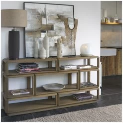 Console Mateo Chêne Naturel Multi Blanc D'Ivoire -Meubles De Maison Magasin 962 1 Console Mateo Chene Naturel Blanc d Ivoire Deco Campagne Chic 4