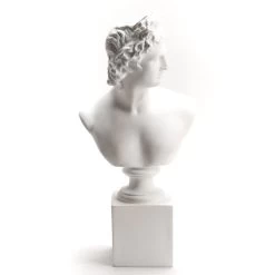 Statue Grecque Blanc Mat
