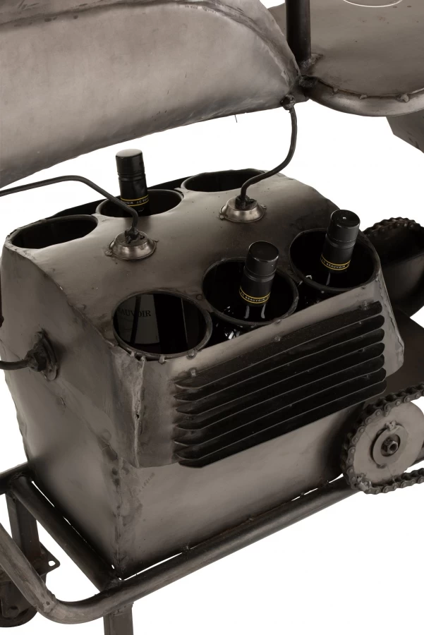 Bar Comptoir Moto Vintage Métal Anthracite 7 Bar Comptoir Moto Vintage Métal Anthracite – Image 5