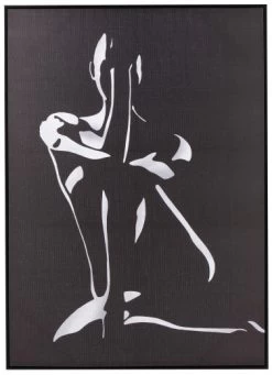 Tableau Cadre Femme Noir Et Blanc XL