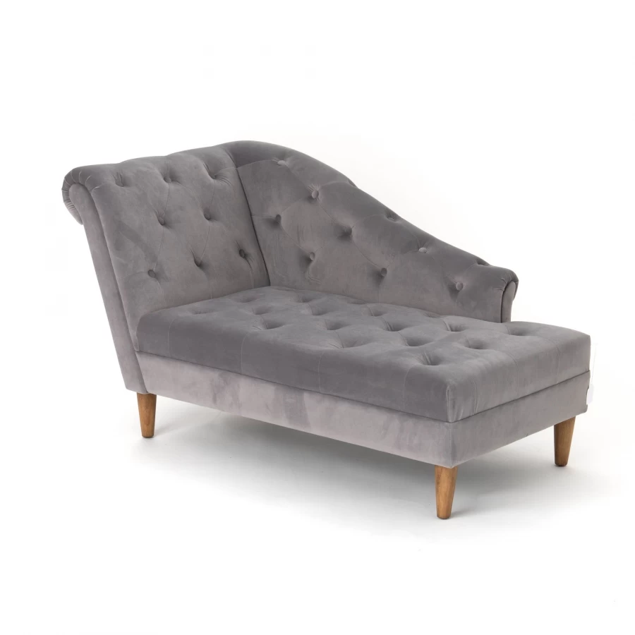 Méridienne Velours Capitonné Gris Amadeus Cades Deco 3 Méridienne Velours Capitonné Gris Amadeus Cades Deco