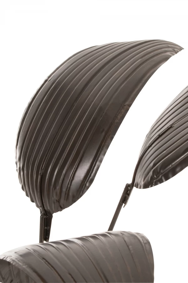 Plante Déco Métal Marron Foncé H103cm 4 Plante Déco Métal Marron Foncé H103cm – Image 2