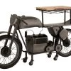 Bar Comptoir Moto Vintage Métal Anthracite 2 Bar Comptoir Moto Vintage Métal Anthracite -Meubles De Maison Magasin 991 1 Bar Comptoir Moto Vintage Metal Anthracite Jline Jolipa Deco Campagne chic 2