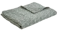 Couvre Lit Eden Celadon 230x180 Blanc D'Ivoire